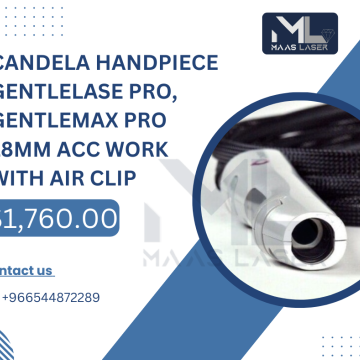 CANDELA HANDPIECE GENTLELASE PRO, GENTLEMAX PRO 18MM ACC WORK WITH AIR CLIP