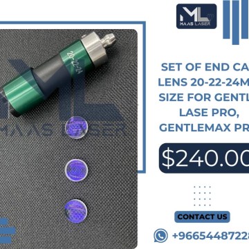 طقم عدسات اند كاب مقاس 20-22-24 مل خاصة بجهاز جنتل برو, ماكس برو