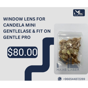 window lens for Candela mini Gentlelase & fit on Gentle pro 