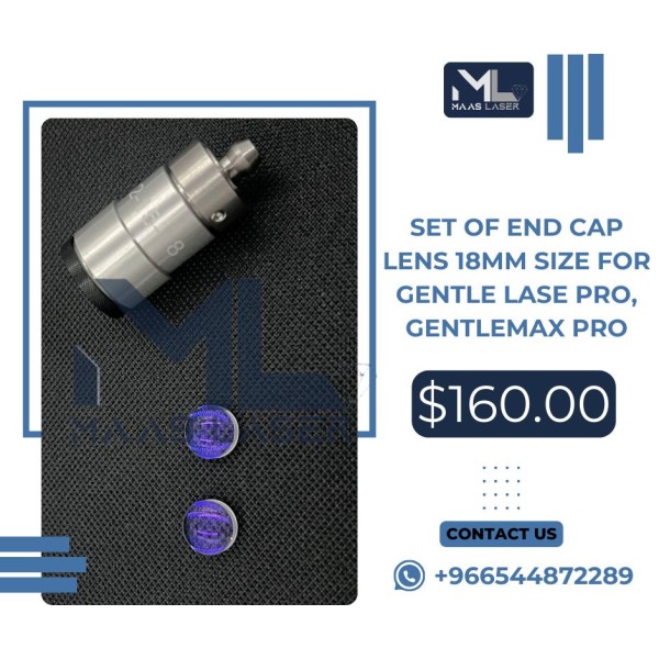 End cap lens 18mm Gentle lase Pro, GentleMax Pro End cap lens 18mm Gentle lase Pro, GentleMax Pro