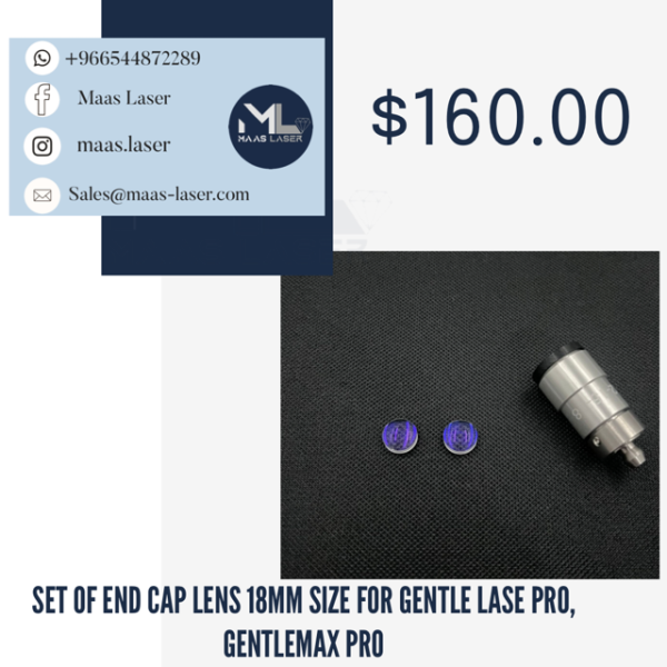 End cap lens 18mm Gentle lase Pro, GentleMax Pro End cap lens 18mm Gentle lase Pro, GentleMax Pro