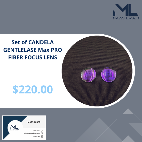 Set of CANDELA GENTLELASE Max PRO FIBER FOCUS LENS Set of CANDELA GENTLELASE Max PRO FIBER FOCUS LENS