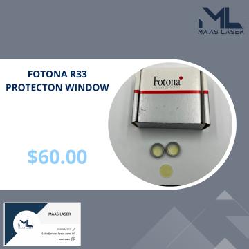 Fotona R33 protection window with metal