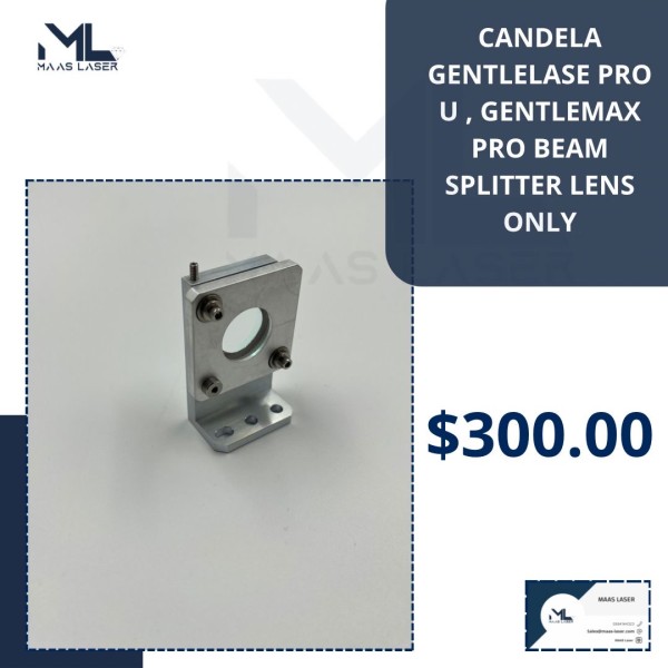 CANDELA GENTLELASE PRO U , GENTLEMAX PRO BEAM SPLITTER LENS ONLY CANDELA GENTLELASE PRO U , GENTLEMAX PRO BEAM SPLITTER LENS ONLY