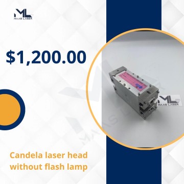Candela laser head without flash lamp