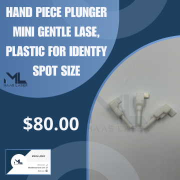 Hand Piece Plunger MINI GENTLE LASE, PLASTIC for identfy spot size