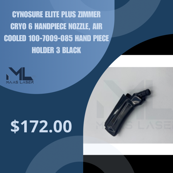 CYNOSURE Elite plus ZIMMER CRYO 6 HANDPIECE NOZZLE, AIR COOLED 100-7009-085 HAND PIECE HOLDER CYNOSURE Elite plus ZIMMER CRYO 6 HANDPIECE NOZZLE, AIR COOLED 100-7009-085 HAND PIECE HOLDER