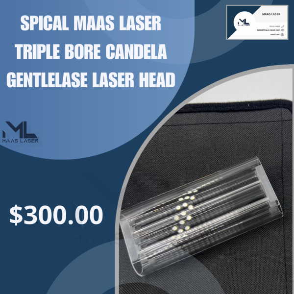 SPICAL MAAS LASER TRIPLE BORE CANDELA GENTLELASE LASER HEAD SPICAL MAAS LASER TRIPLE BORE CANDELA GENTLELASE LASER HEAD