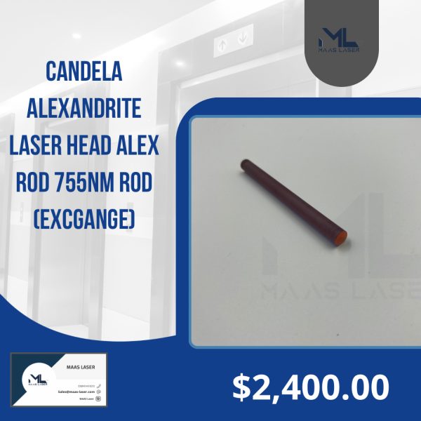 CANDELA ALEXANDRITE LASER HEAD ALEX ROD 755NM ROD (EXCGANGE) CANDELA ALEXANDRITE LASER HEAD ALEX ROD 755NM ROD (EXCGANGE)