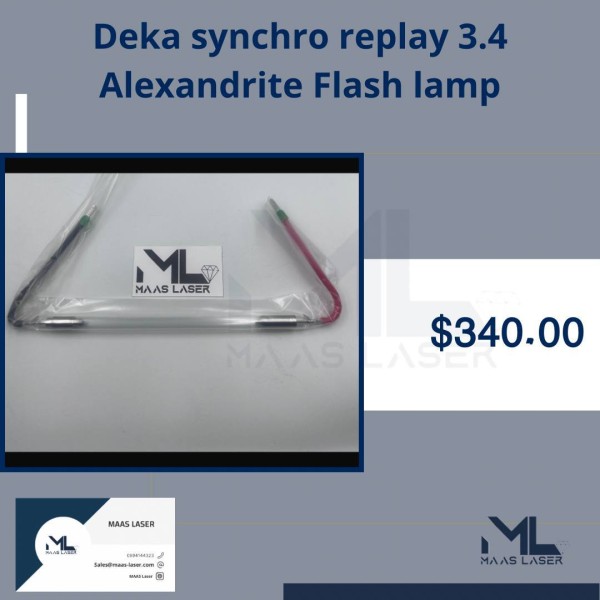 Deka synchro replay 3.4 Alexandrite Flash lamp Deka synchro replay 3.4 Alexandrite Flash lamp