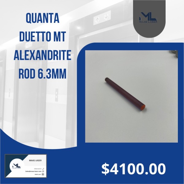 Quanta Duetto MT Alexandrite Rod 6.35mm
