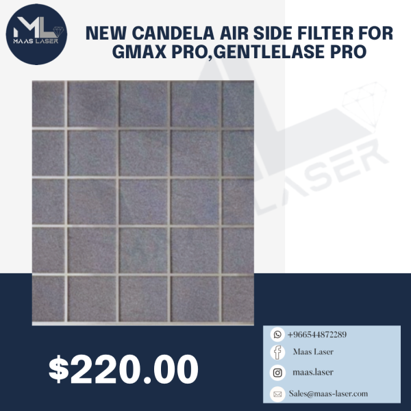 NEW CANDELA AIR SIDE FILTER FOR GMAX PRO,GENTLELASE PRO 3450-00-0349 NEW CANDELA AIR SIDE FILTER FOR GMAX PRO,GENTLELASE PRO 3450-00-0349