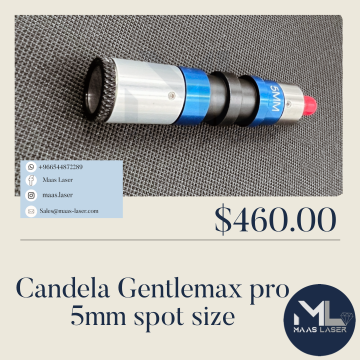 Candela Gentlemax pro 5mm slider spot size