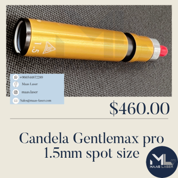 Candela Gentlemax pro 1.5mm slider spot size