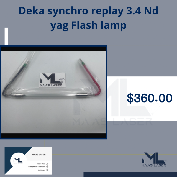 Deka synchro replay 3.4 Nd yag Flash lamp