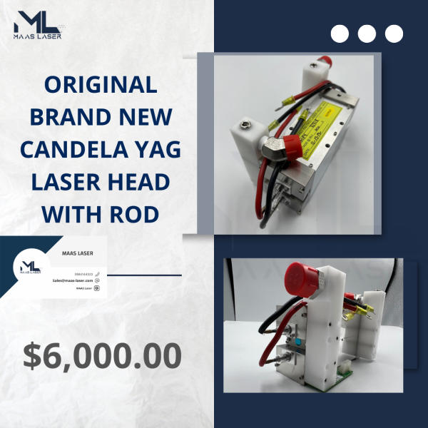 ORIGINAL BRAND NEW CANDELA YAG LASER HEAD WITH ROD ORIGINAL BRAND NEW CANDELA YAG LASER HEAD WITH ROD