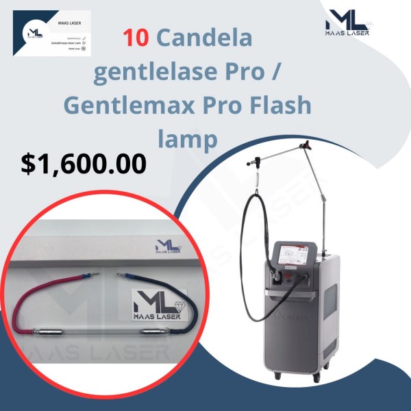 10 Candela Gentlelase pro gentlemax pro flash lamp