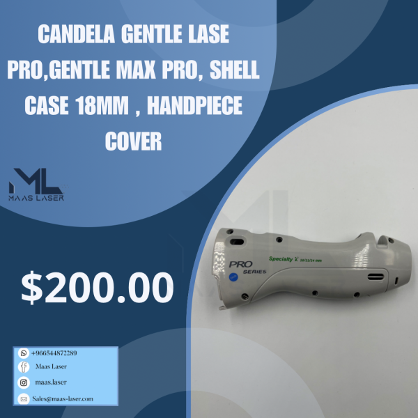 CANDELA GENTLE LASE PRO,GENTLE MAX PRO, SHELL CASE 18mm , HANDPIECE COVER CANDELA GENTLE LASE PRO,GENTLE MAX PRO, SHELL CASE 18mm , HANDPIECE COVER