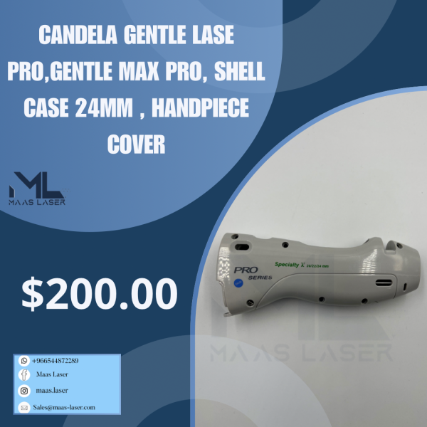 CANDELA GENTLE LASE PRO,GENTLE MAX PRO, SHELL CASE 24mm , HANDPIECE COVER CANDELA GENTLE LASE PRO,GENTLE MAX PRO, SHELL CASE 24mm , HANDPIECE COVER